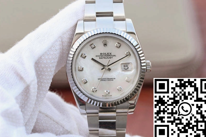 Mother-Of-Pearl M126334-0019 Dial Factory EW Datejust Rolex 0801